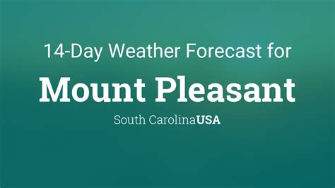 weather in mount pleasant south carolina 10 days